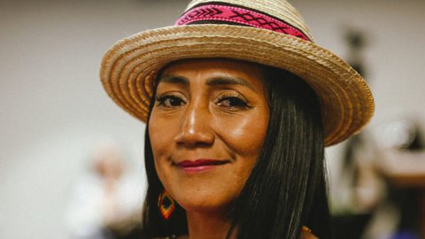Ana Guetio, candidata a la Cámara Especial por la Paz
