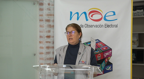 Alejandra Barrios, directora de la MOE.
